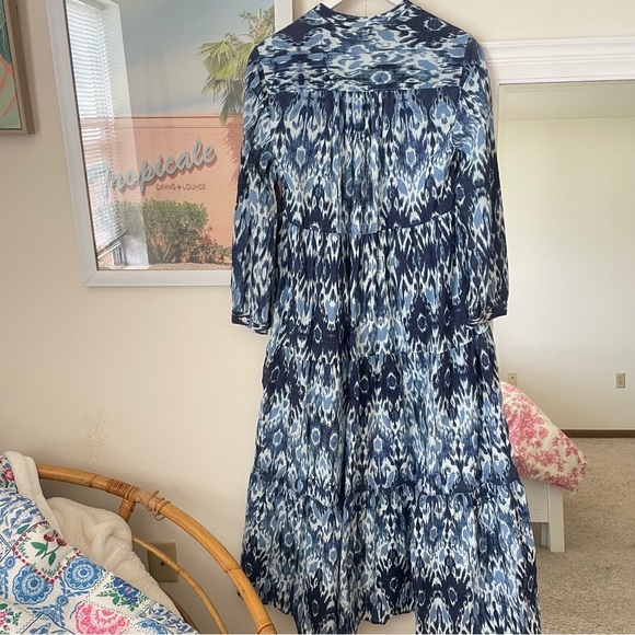 Tuckernuck Ro’s Garden Tyla Rio Ikat Maxi Dress - Picture 7 of 7